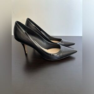 Authentic Dior black pointy 3 inch pumps size 38.5